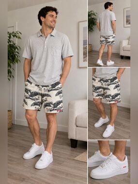 Budweiser x PacSun Eagle Print Trunks Men’s Small Beer Logo Shorts